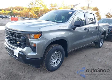 2026 Chevrolet Silverado 1500 4Wd Short Bed Wt/4Wd Standard Bed Wt z USA, uszkodzony, nr VIN 1GCPKAEK4TZ194461